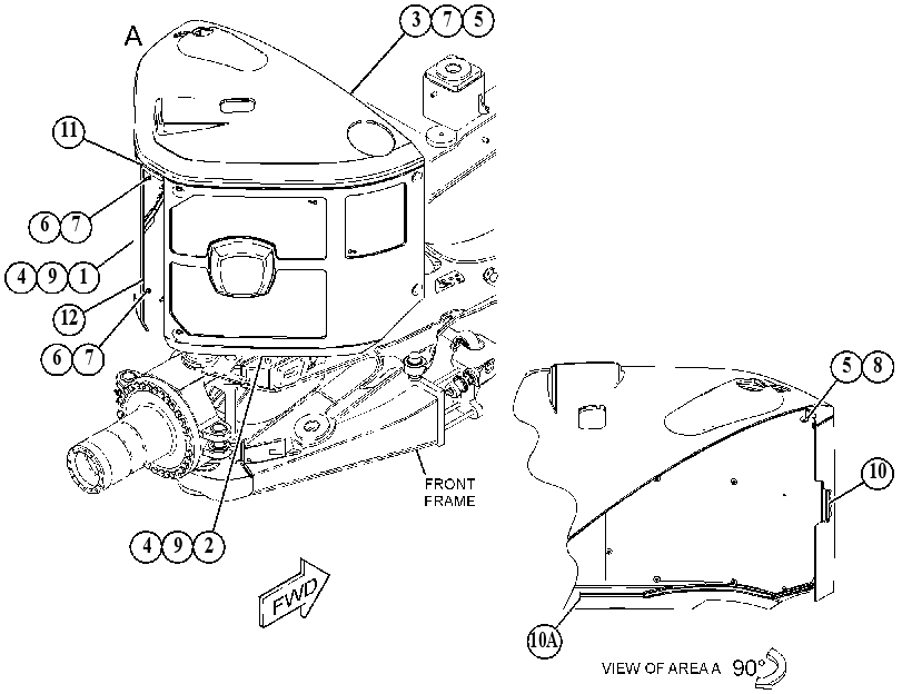 COVER GP-RADIATOR 4963114 CAT