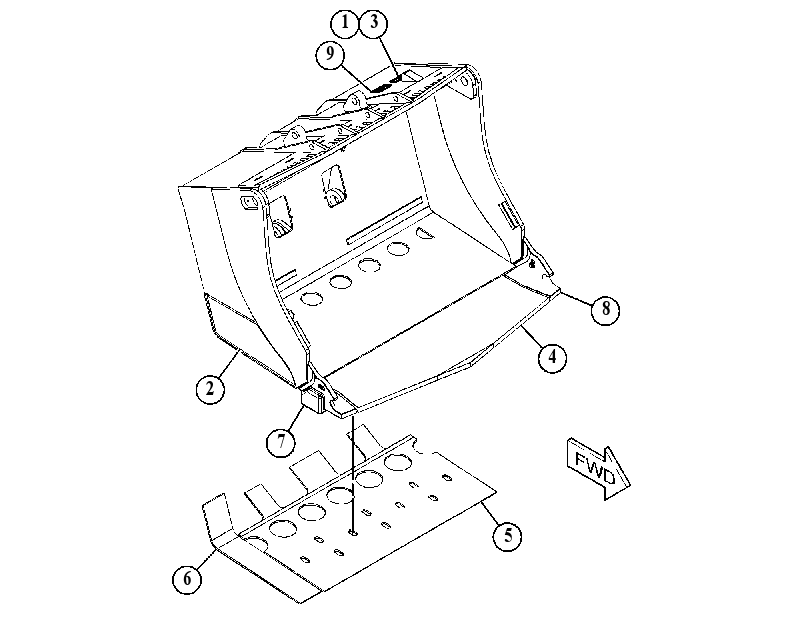 BUCKET AS-EJECTOR 4951639 CAT