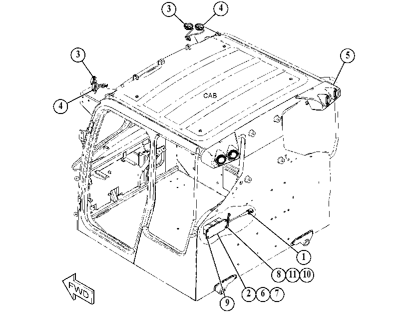 WIRING GP-PAYLOAD 4818883 CAT