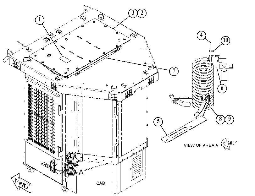TANK AR-WATER 5086080 CAT
