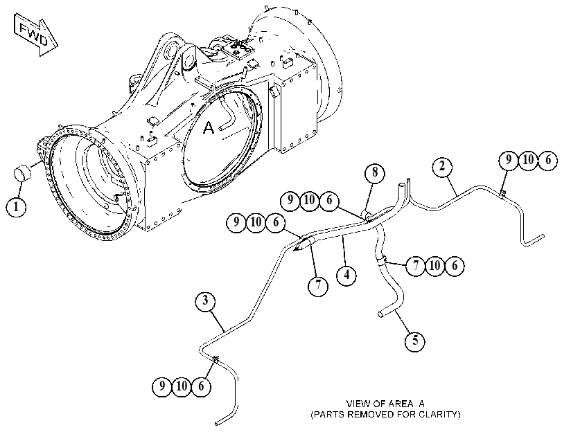 HOUSING GP-REAR AXLE 5002537 CAT
