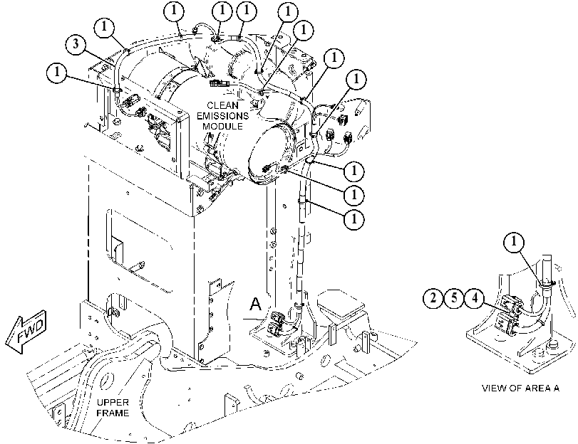 Проводка модуля AdBlue 4649316 CAT
