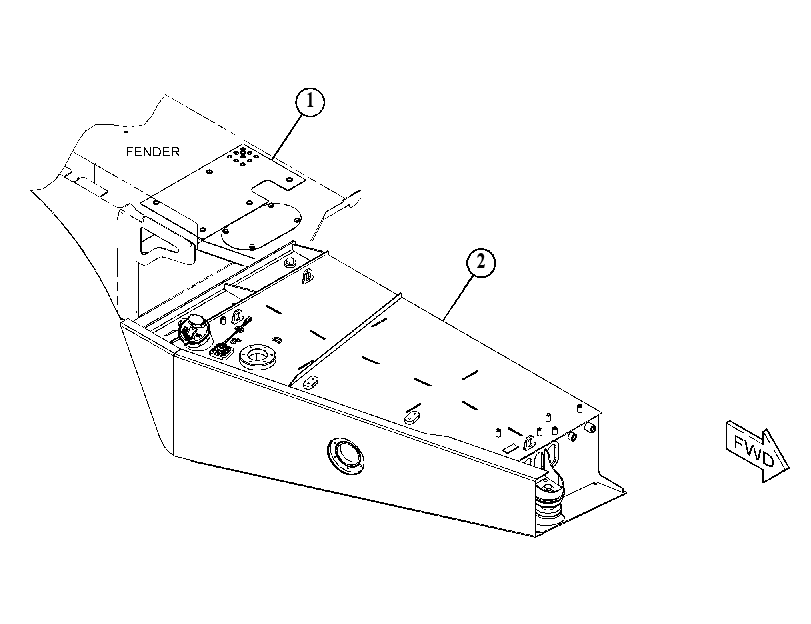 TANK AR-FUEL 5150277 CAT