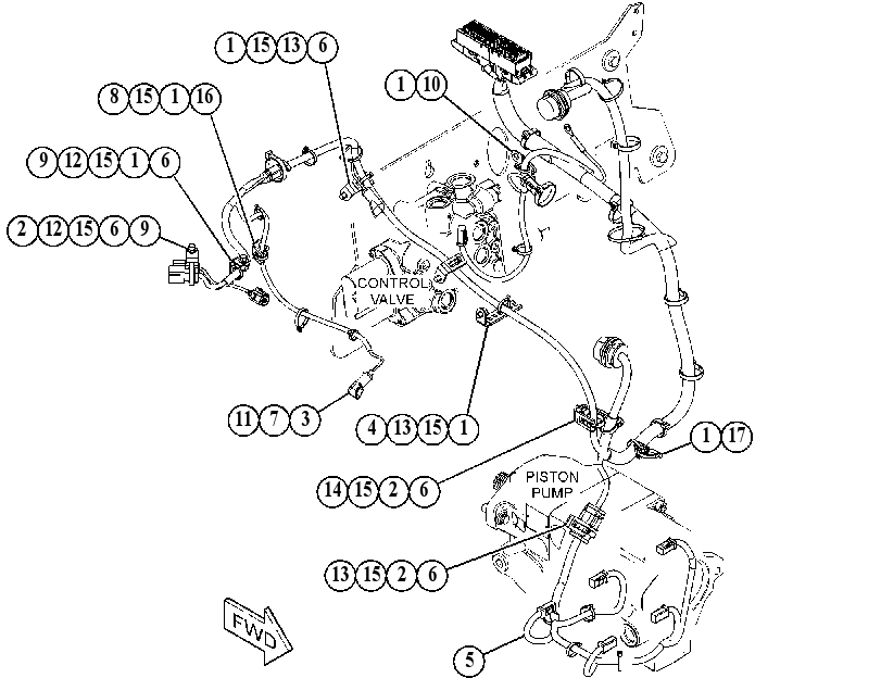 Проводка двигателя 4225532 CAT