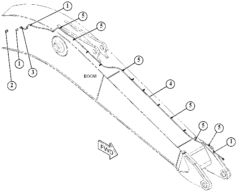 WIRING GP-BOOM 5147724 CAT