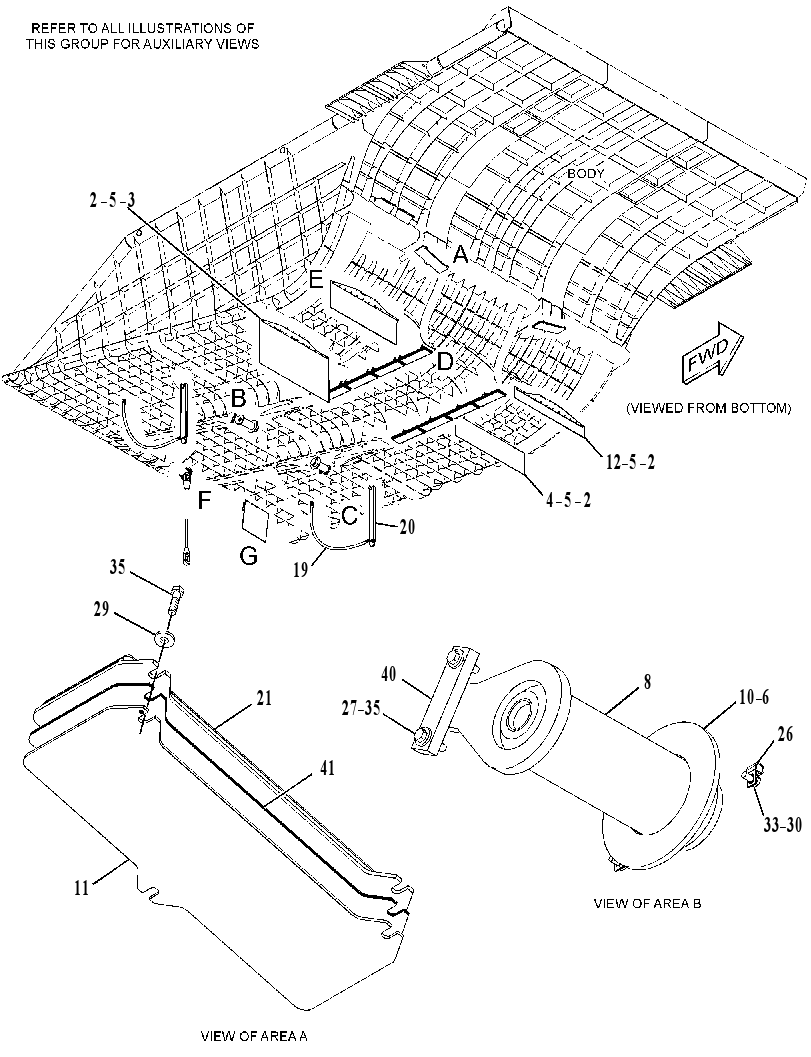 MOUNTING GP-TRUCK BODY 2618621 CAT