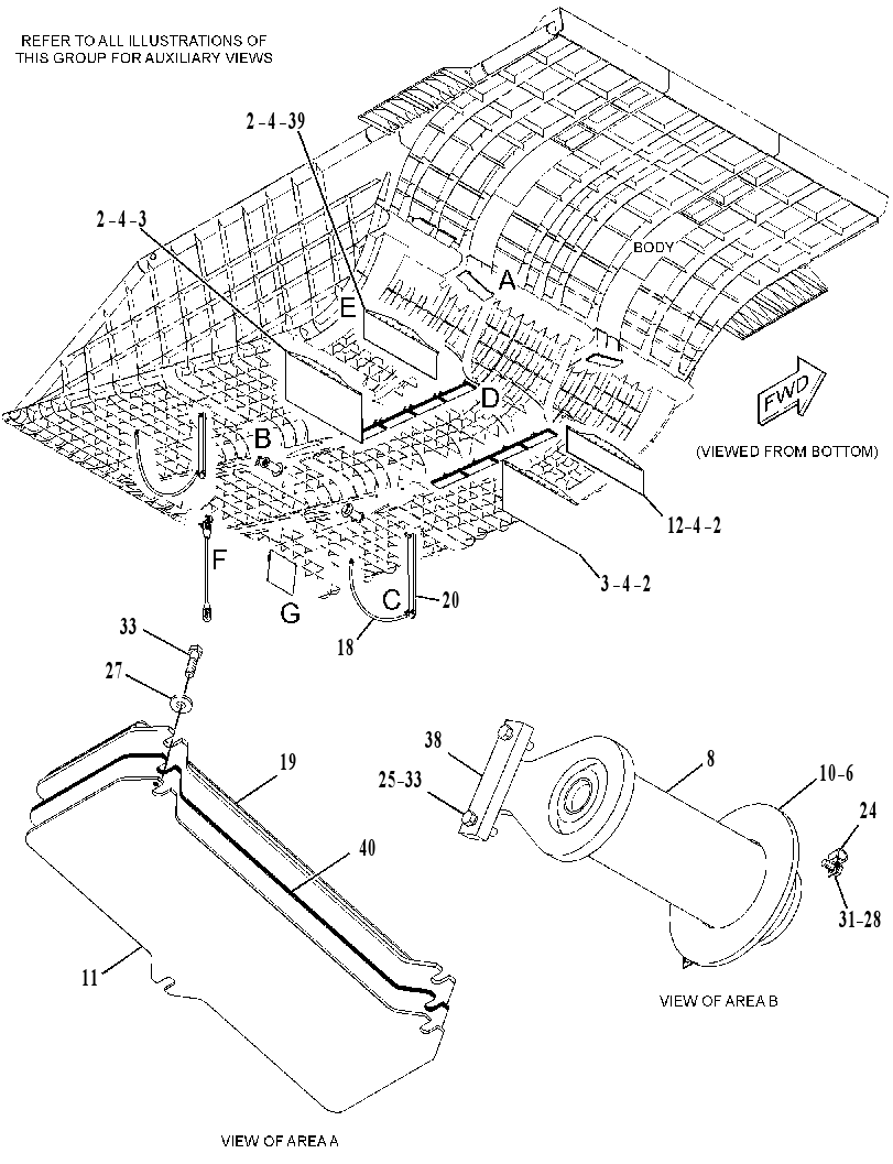 MOUNTING GP-TRUCK BODY 2844927 CAT