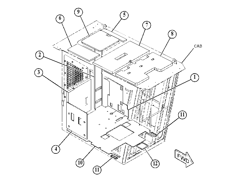 INSULATION GP-CAB 5105726 CAT