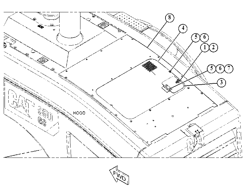 COVER GP-REAR 4681440 CAT