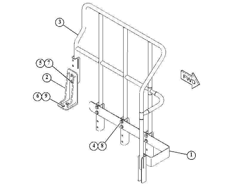 GUARDRAIL GP 4958248 CAT