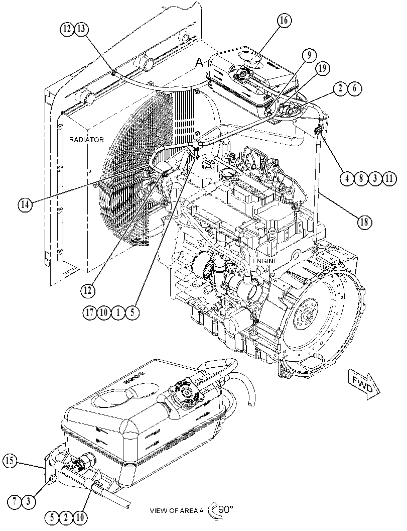 RECOVERY GP-COOLANT 5111360 CAT