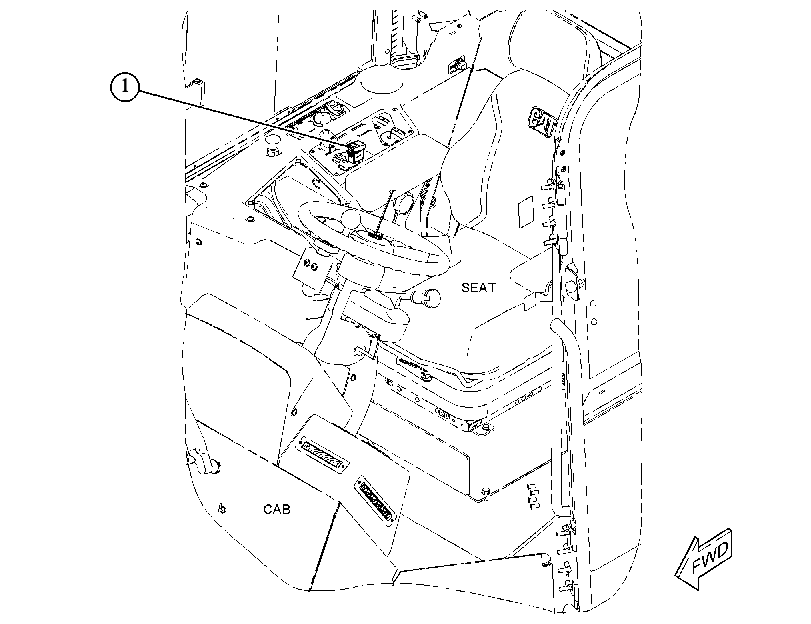 SWITCH GP-REVERSING FAN 5177296 CAT