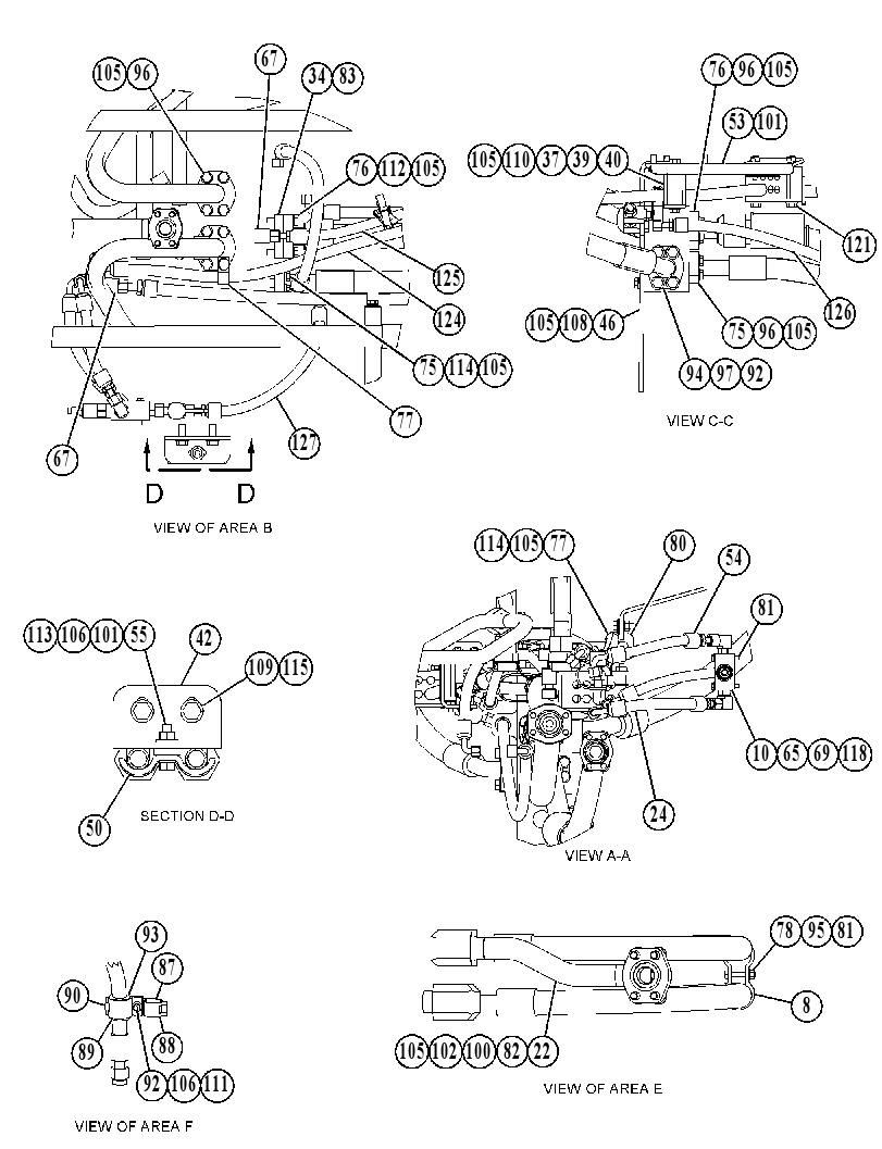 LINES GP-IMPLEMENT 4891642 CAT