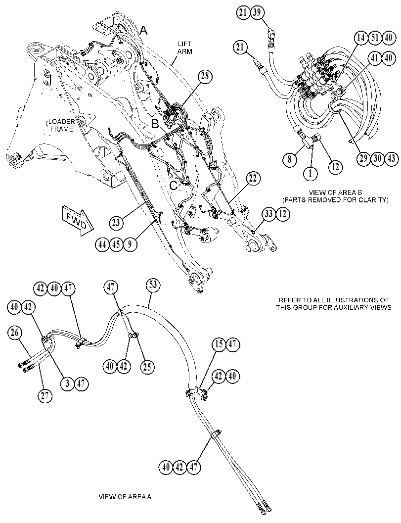 LINES GP-FRONT LUBRICATION 3647920 CAT