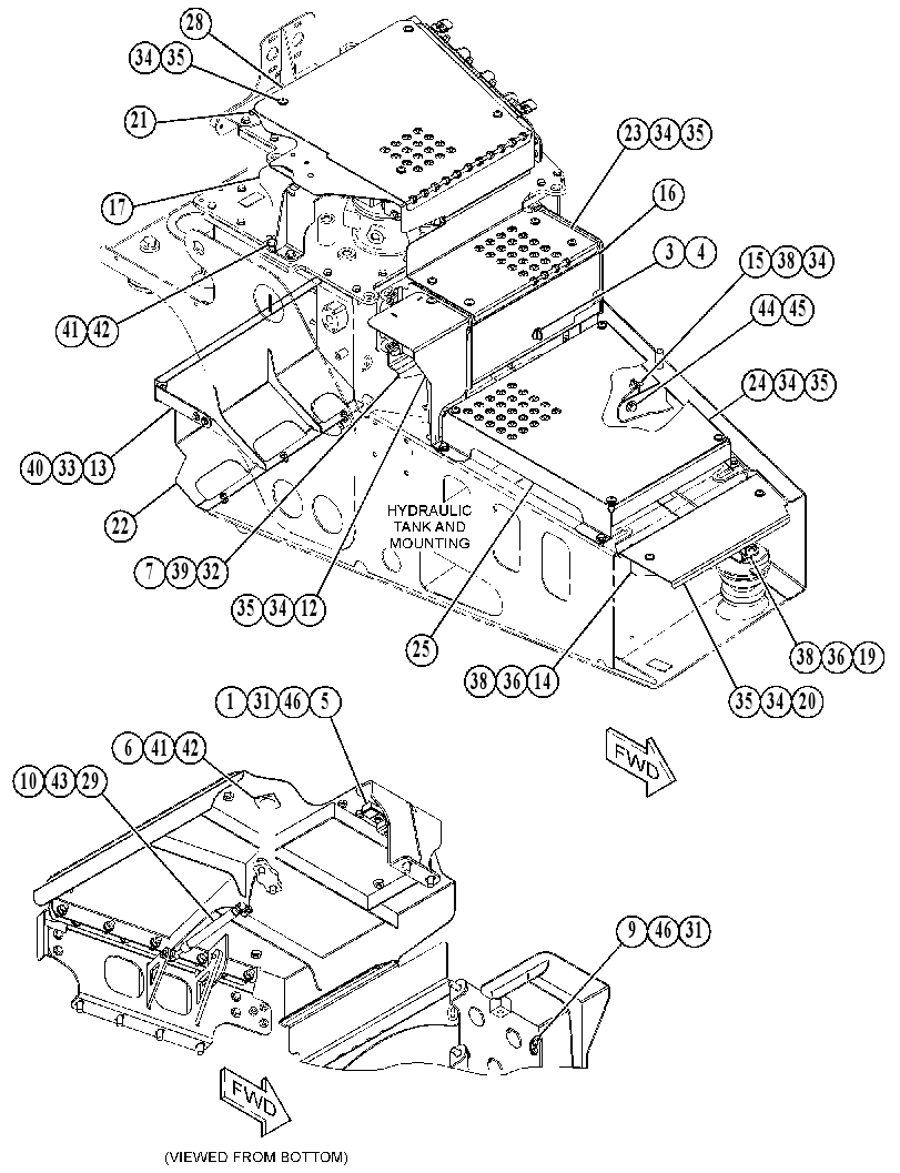 GUARD GP-HYDRAULIC TANK 4958849 CAT