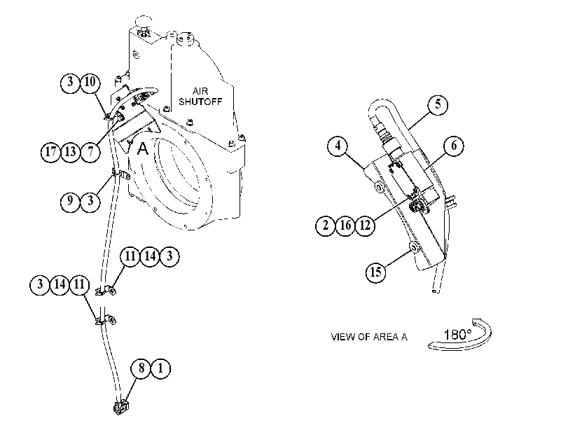 SWITCH GP-AIR SHUTOFF 5162583 CAT