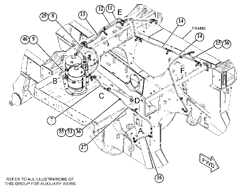 LINES GP-FIRE SUPPRESSION 4616979 CAT