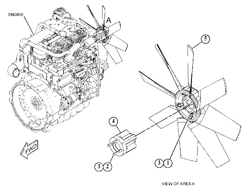 FAN GP 5111366 CAT