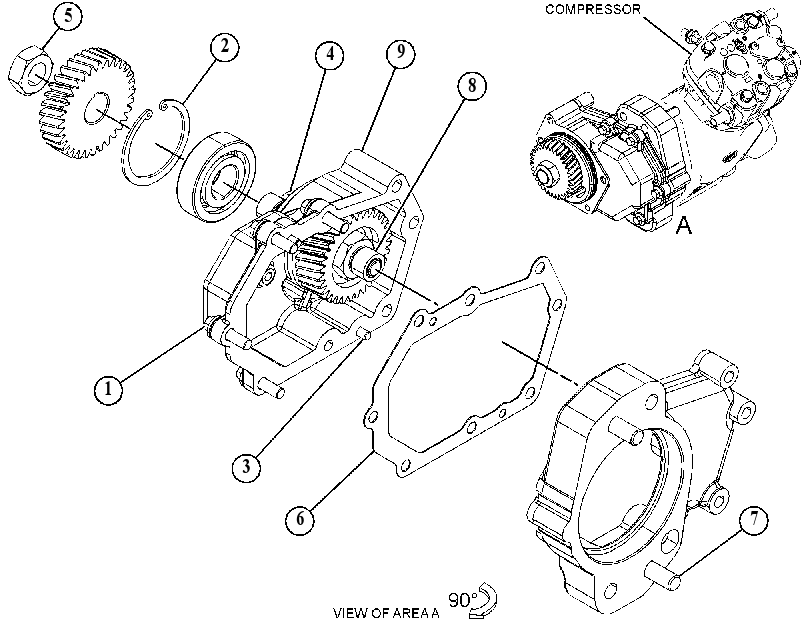 ADAPTER GP-AIR COMPRESSOR 2931877 CAT