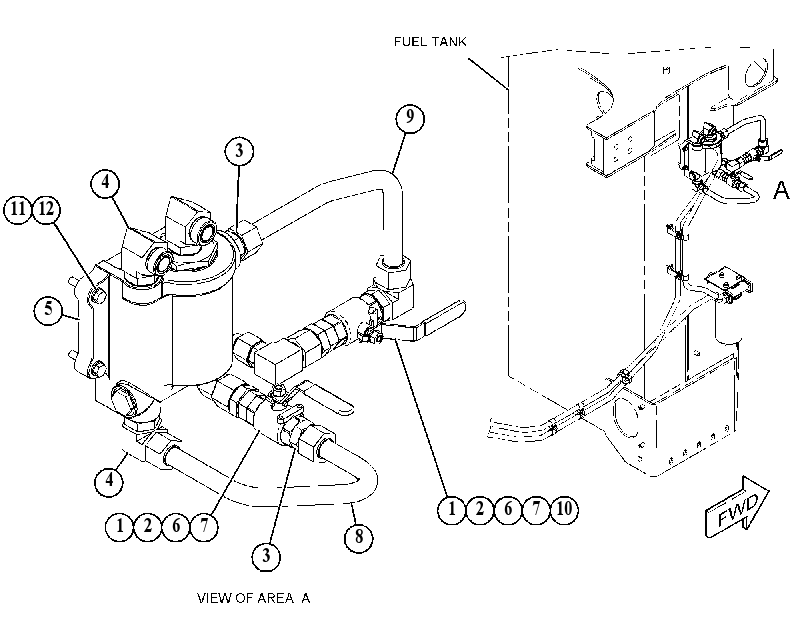 HEATER GP-FUEL 4871212 CAT