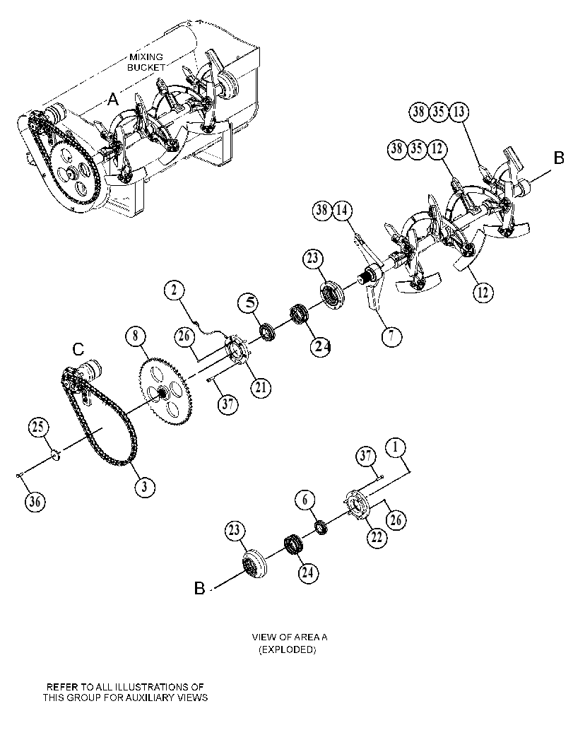 DRIVE GP-AUGER 4892202 CAT
