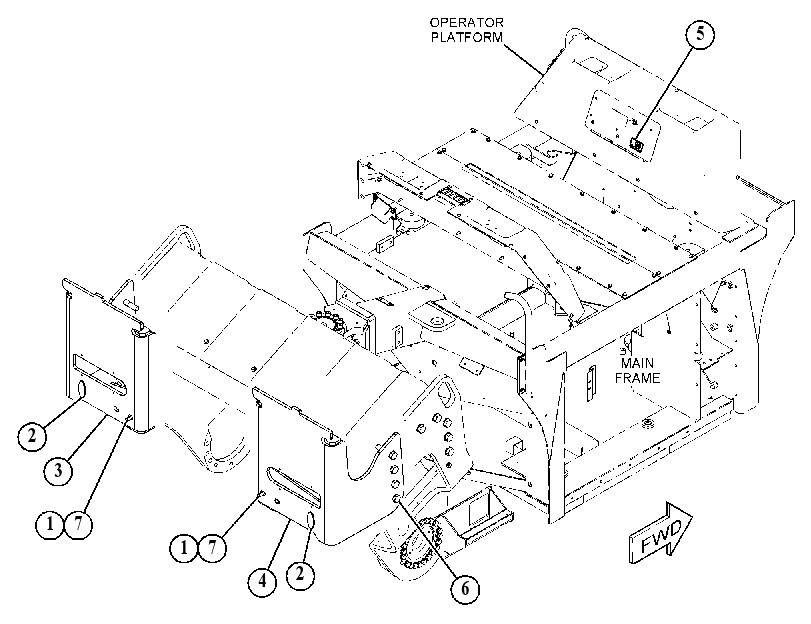 SUPPORT GP-HOPPER 4993100 CAT