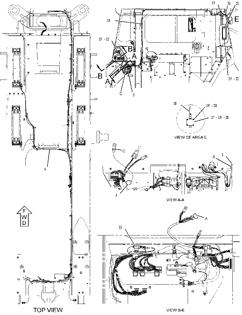 WIRING GP-PAYLOAD 3071273 CAT