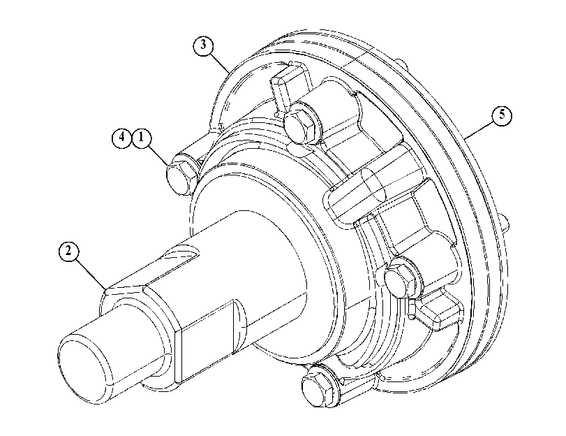 Насос трансмиссии 4458936 CAT