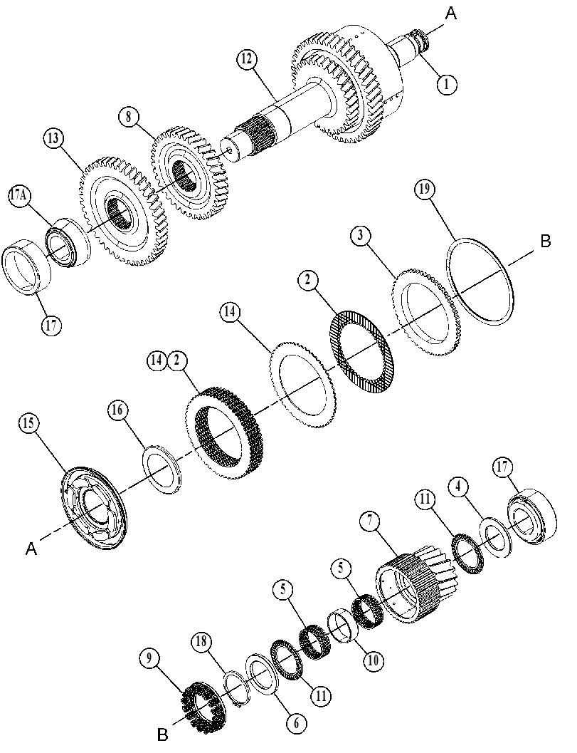SHAFT GP-COUNTER 4711489 CAT