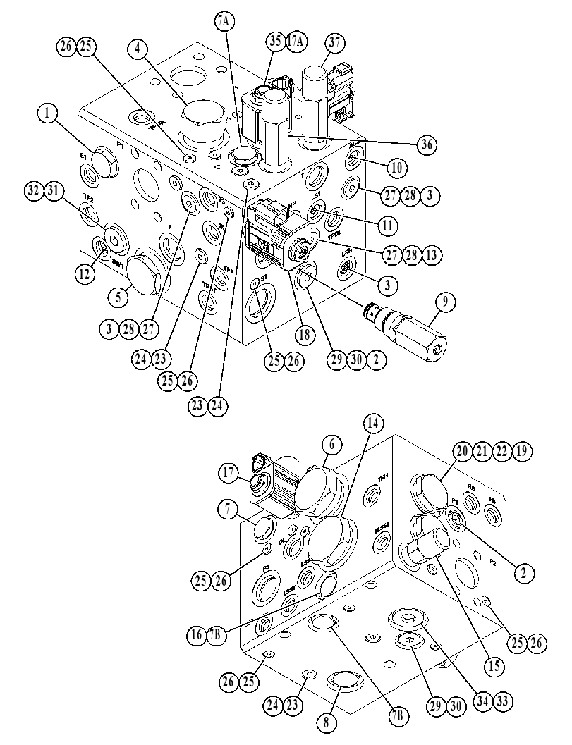 VALVE GP-COMBINATION 5147372 CAT