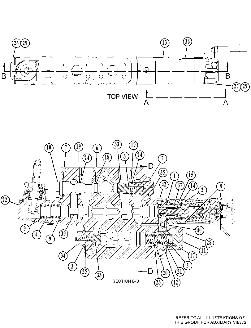 Клапан управляющий 6E5138 CAT