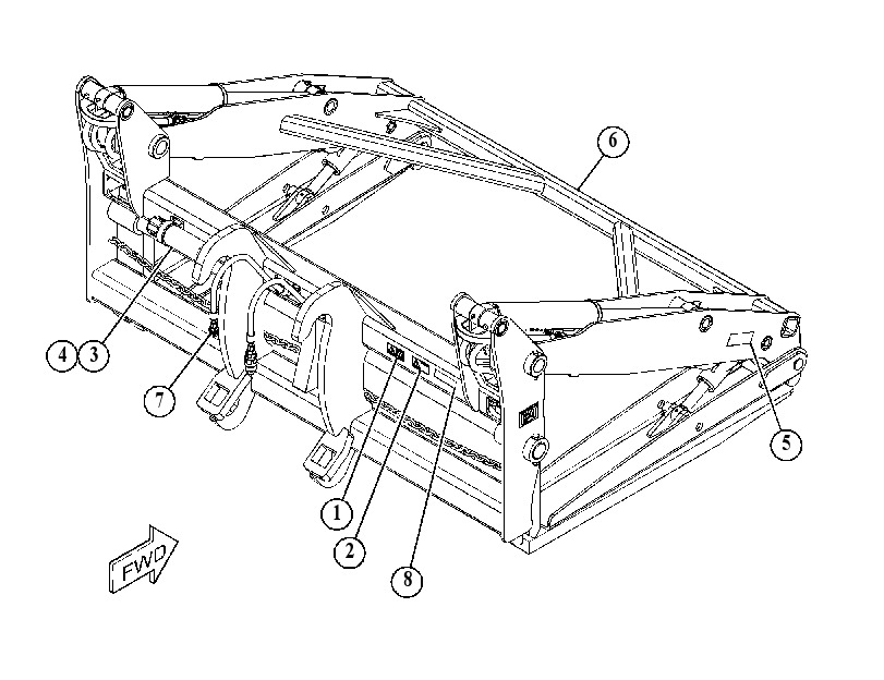 FORK AR-GRAPPLE 4961905 CAT
