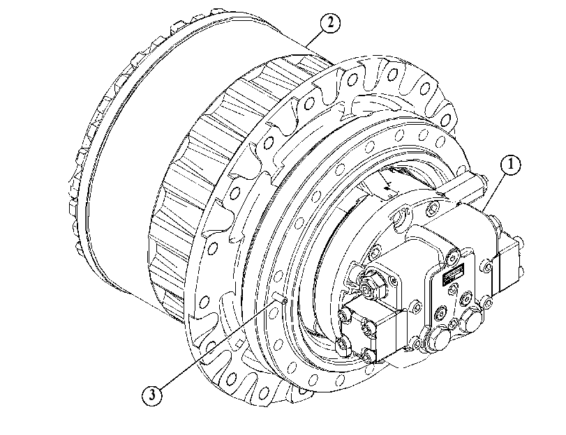 Бортовой редуктор 5150082 CAT