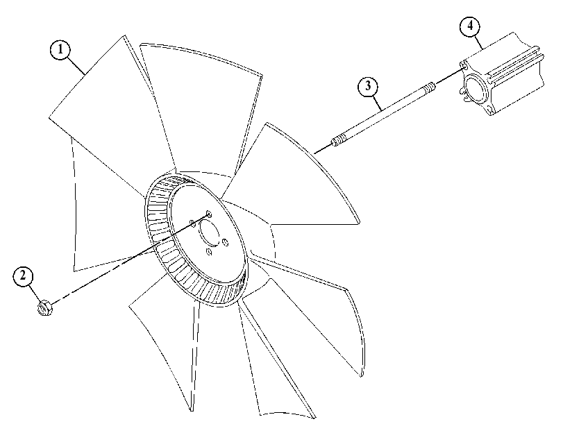 FAN GP 3168485 CAT