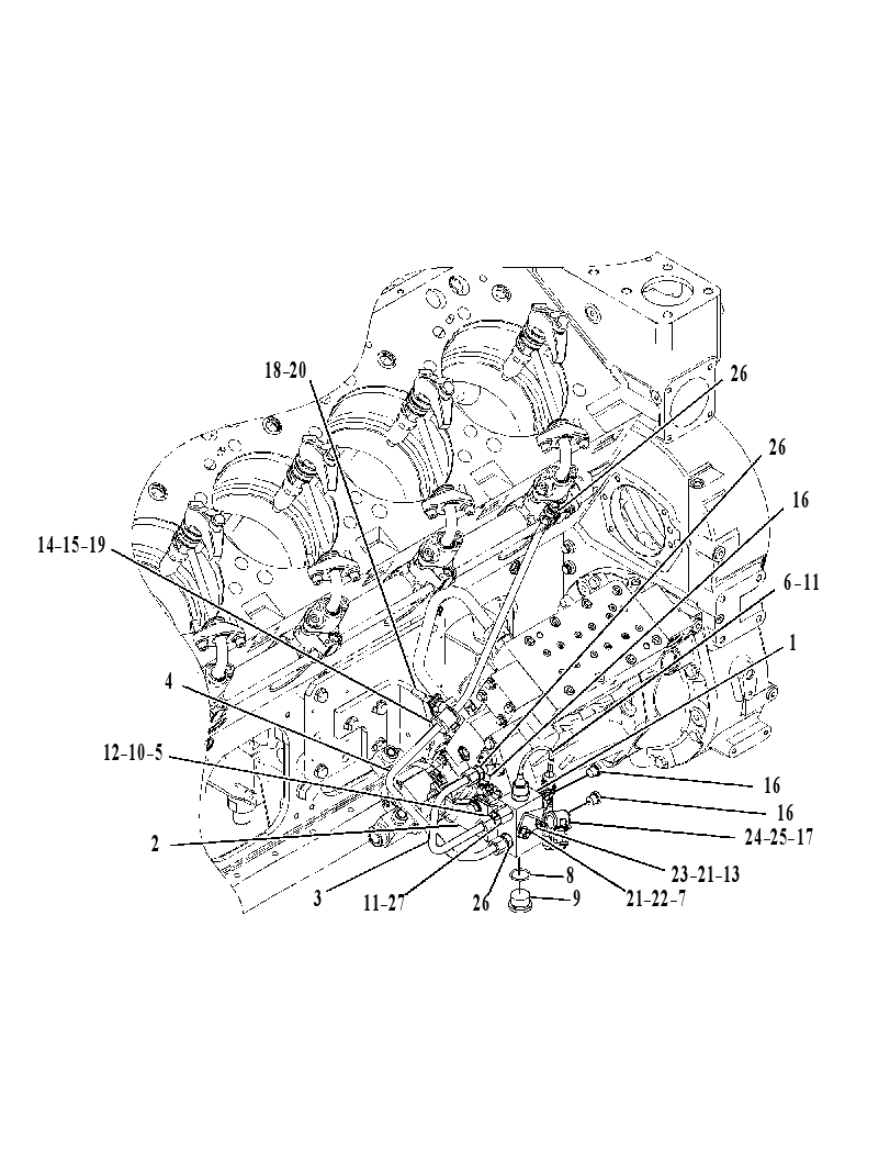 LINES GP-FUEL COLLECTOR 4257503 CAT