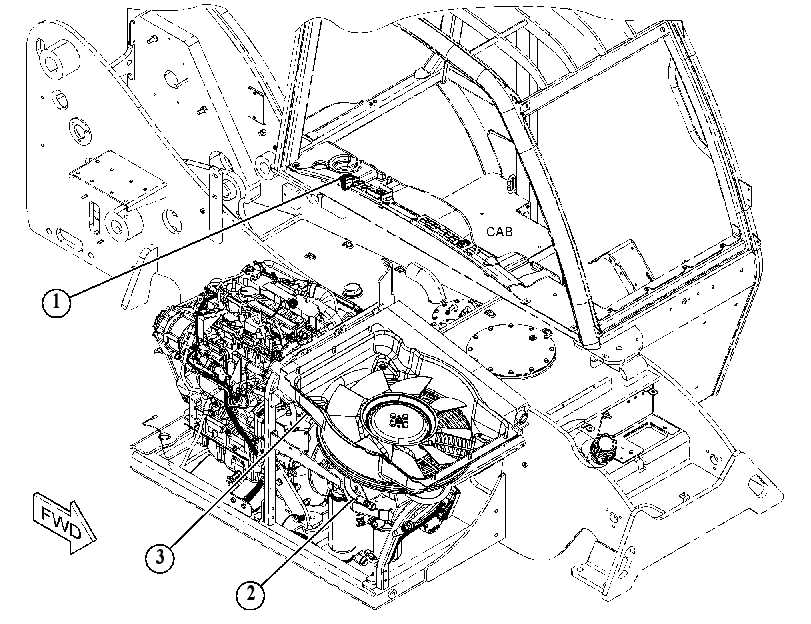 FAN GP-REVERSIBLE 5091891 CAT