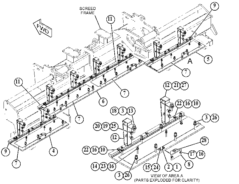 PLATE GP-SCREED 4490410 CAT