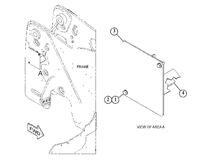 MOUNTING GP-EXHAUST 4924863 CAT
