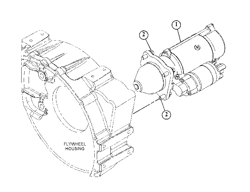 MOUNTING GP-STARTING MOTOR 5362014 CAT