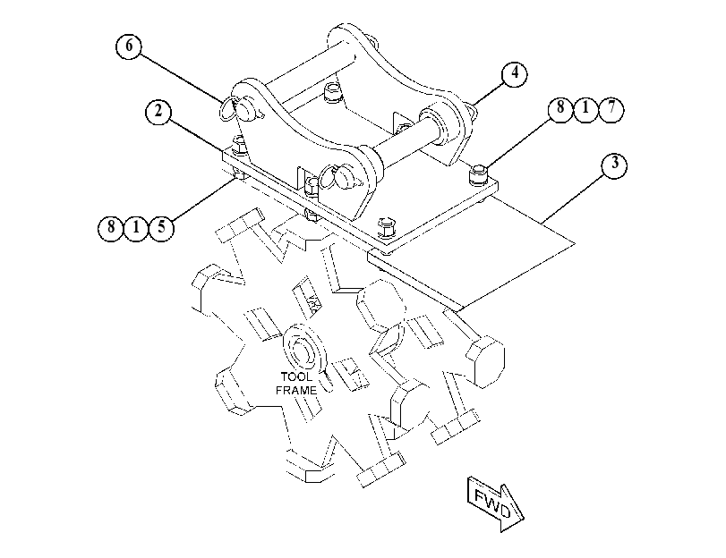 FRAME GP-QUICK COUPLER 5177012 CAT