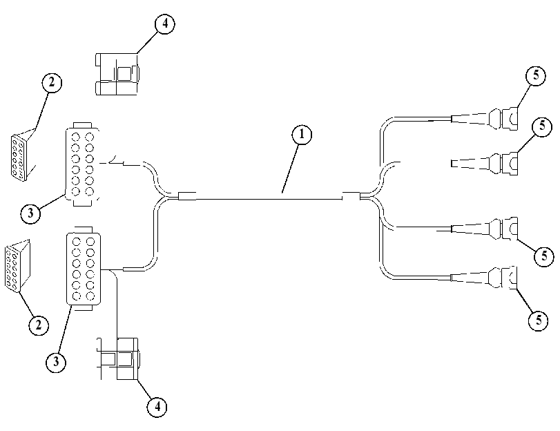 WIRING GP-AUXILIARY CONTROL 3855241 CAT