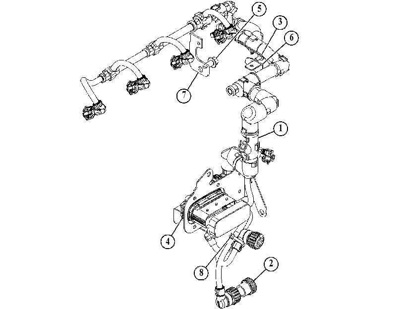 PLATE & MTG GP-INJECTOR HARN 5178030 CAT