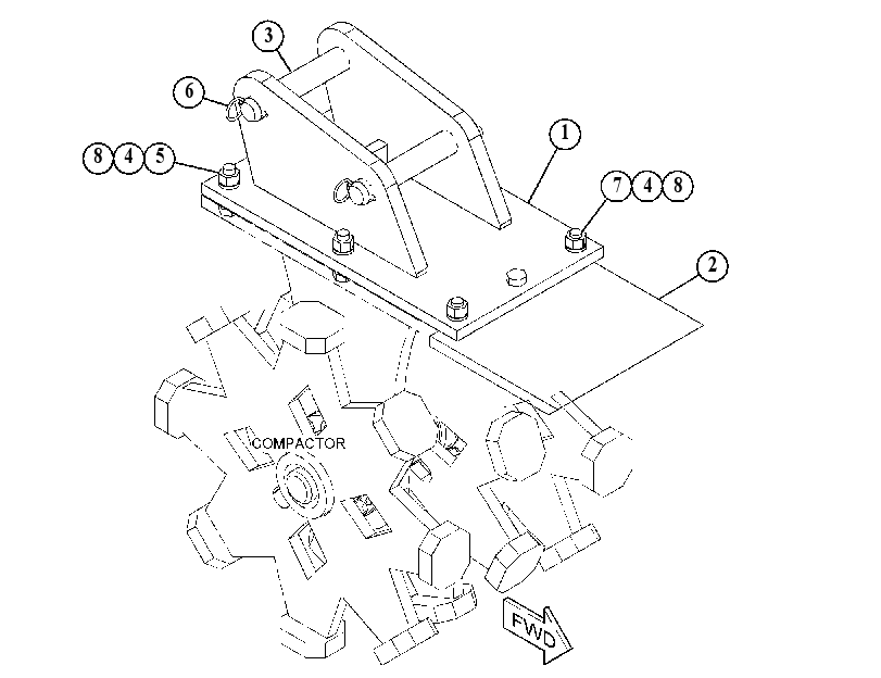 FRAME GP-QUICK COUPLER 5177019 CAT
