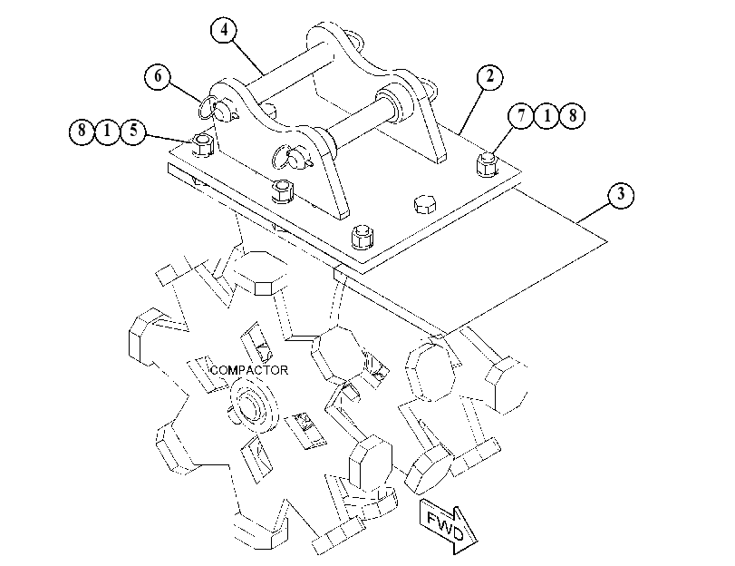 FRAME GP-QUICK COUPLER 5177009 CAT