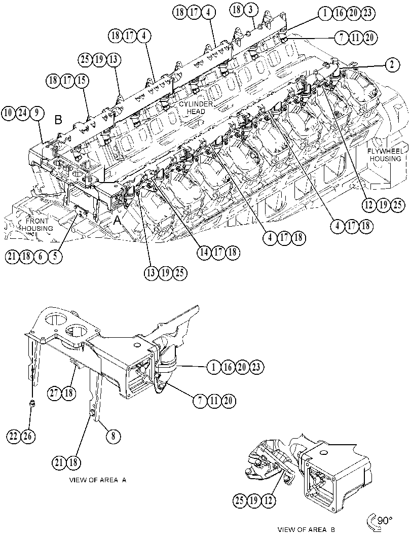 Трубопроводы водяные 4519806 CAT