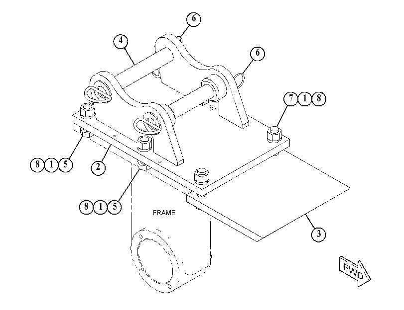 FRAME GP-QUICK COUPLER 5177008 CAT