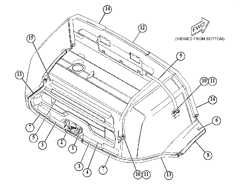 HOOD GP-SOUND SUPPRESSION 4814240 CAT
