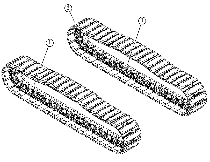 TRACK AR-RUBBER 5336302 CAT