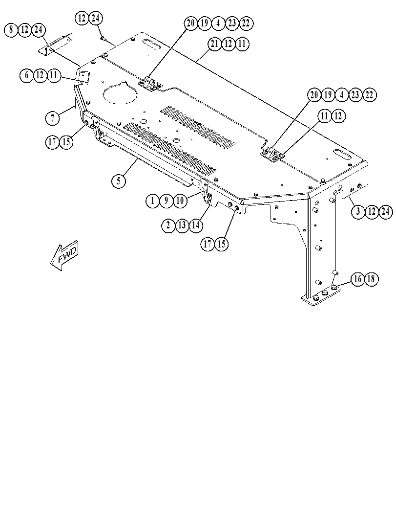 COVER GP-RADIATOR 4841567 CAT