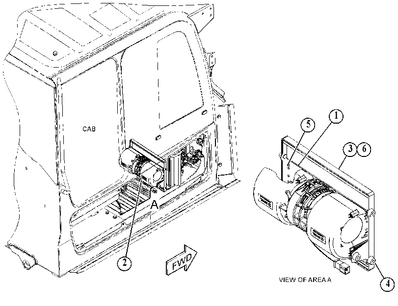 BLOWER GP-CAB 4849678 CAT
